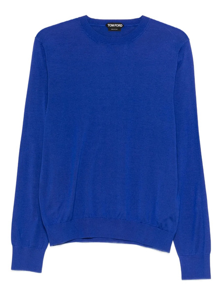  Tom Ford Pull à Col Rond - Bleu 