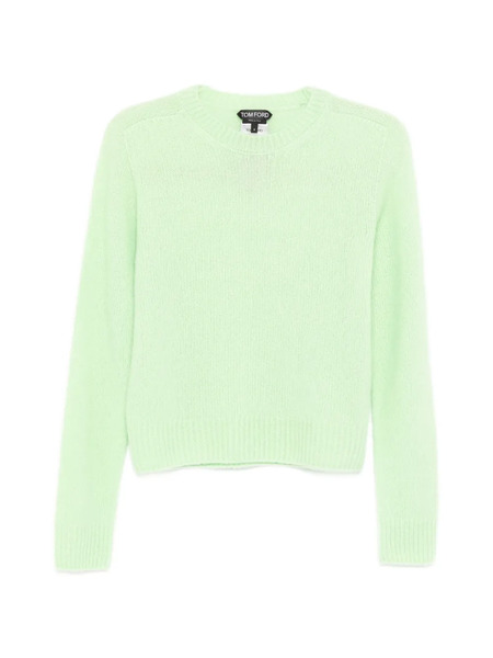  Tom Ford Pull à Col Rond - Vert 