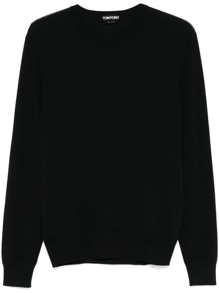  Tom Ford Pull En Maille Fine - Noir 