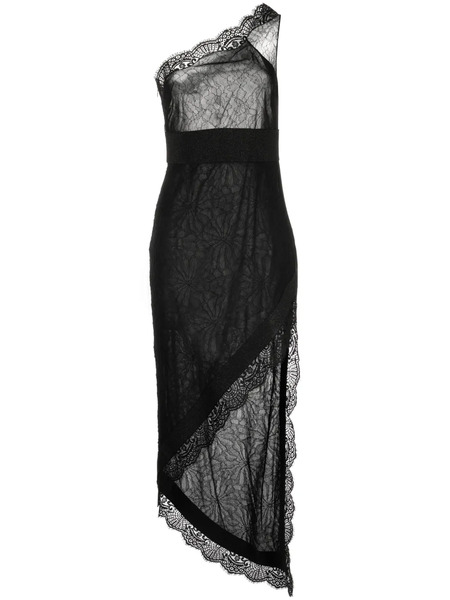  Tom Ford Robe à Une épaule - Noir 