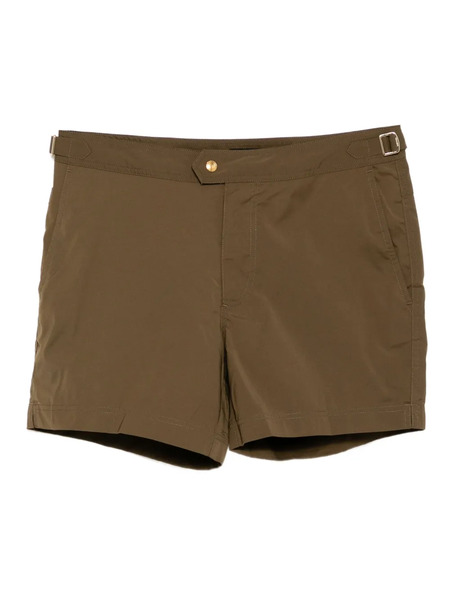  Tom Ford Short De Bain à Lien De Resserrage - Vert 