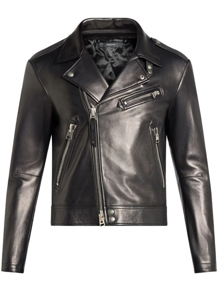  Tom Ford Veste De Moto En Cuir - Noir 