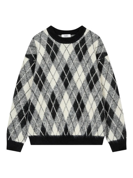  Tomboy Pull à Losanges - Noir 