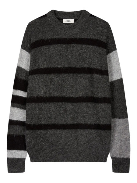  Tomboy Pull à Rayures - Gris 