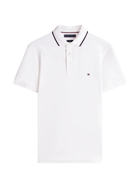  Tommy Hilfiger Polo à Manches Courtes - Blanc 