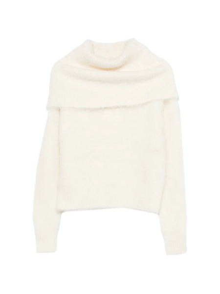  Toteme Pull à Col Cheminée - Blanc 