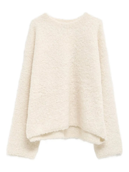  Toteme Pull En Tweed - Blanc 