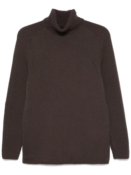  Transit Pull En Laine Vierge - Marron 