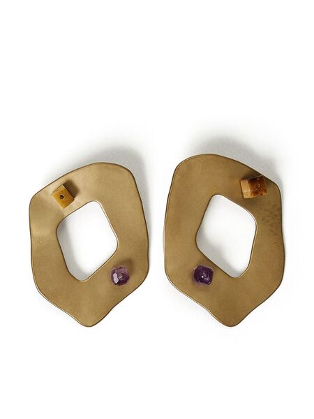  Twinset Boucles D'oreilles à Design Ovale 