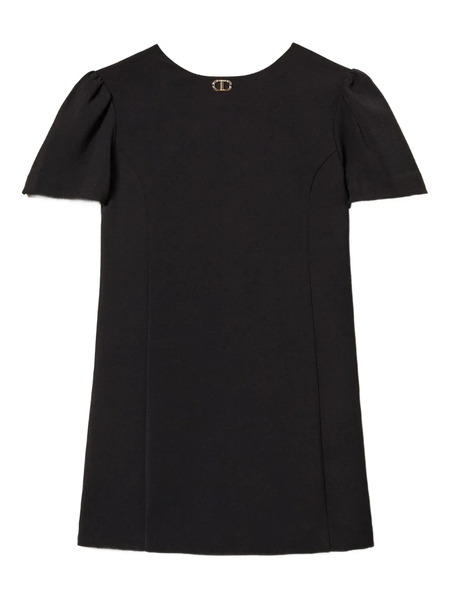  Twinset Kids Robe Courte à Manches Bouffantes - Noir 