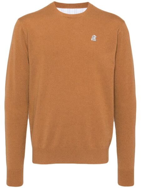  Undercover Pull à Détail De Patch - Marron 