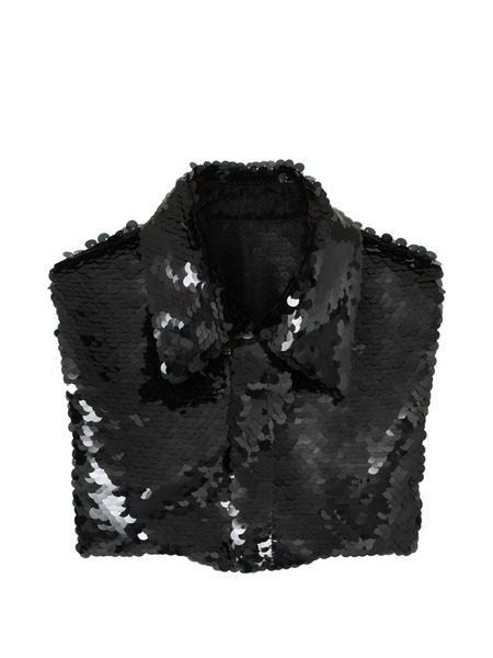  Undercover Sequin-embellished Collar - Noir 