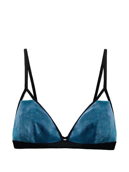  Undress Code Soutien-gorge En Velours - Bleu 