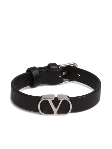  Valentino Garavani Bracelet à Détail Vlogo - Noir 