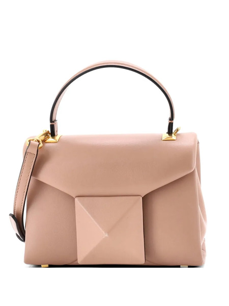  Valentino Garavani Pre-owned Petit Sac Porté épaule One Stud En Cuir à Anses Sur Le Dessus Et Rabat - Rose 