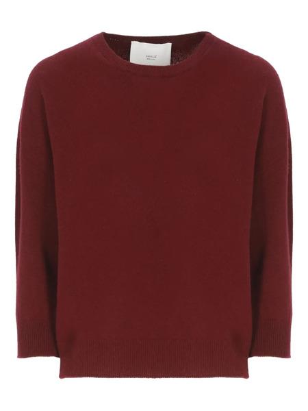  Vanisè Pull à Bords Côtelés - Rouge 