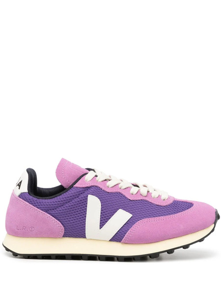  Veja Baskets Rio Branco En Cuir - Violet 