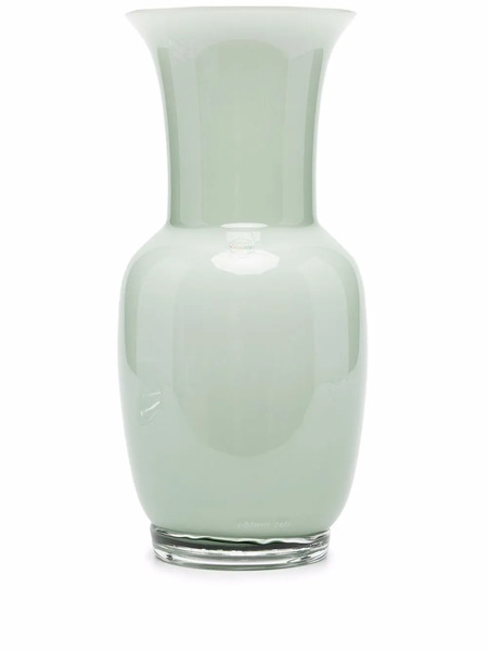  Venini Vase Opalino - Vert 
