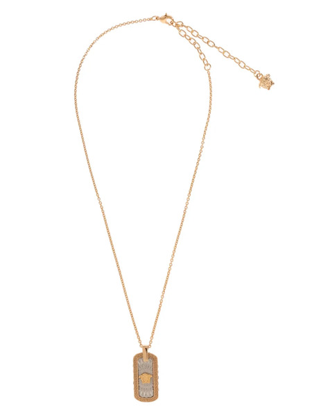  Versace Collier En Chaîne à Pendentif En Cristal - Or 