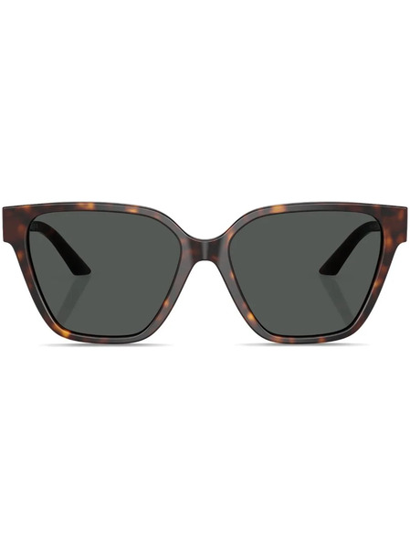  Versace Eyewear Lunettes De Soleil à Monture Papillon - Marron 