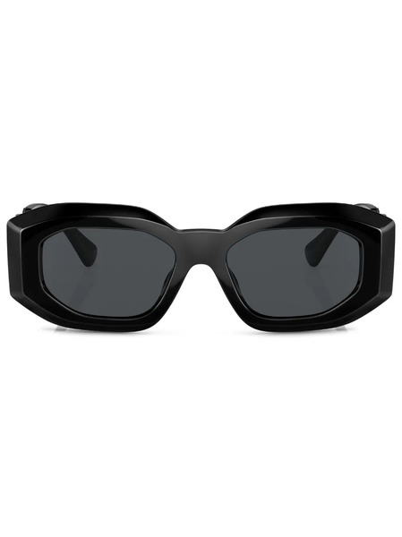  Versace Eyewear Lunettes De Soleil Teintées à Monture Géométrique - Noir 