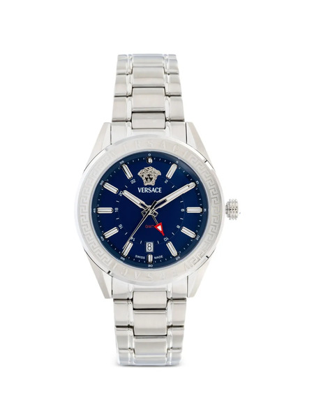  Versace Greca 42mm Watch - Bleu 