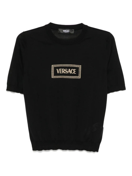 Versace Haut à Manches Courtes - Noir 