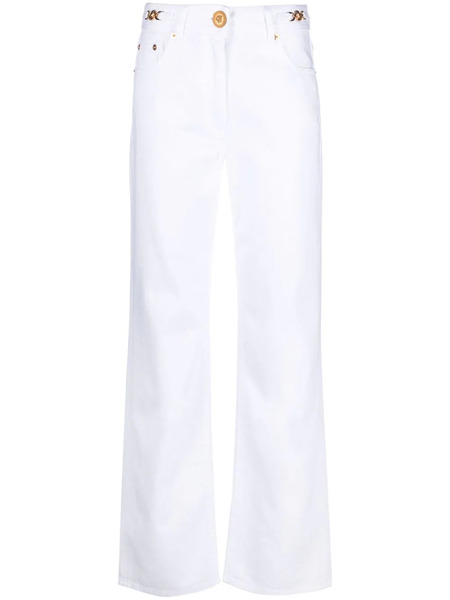  Versace Jean Droit à Motif Medusa '95 - Blanc 