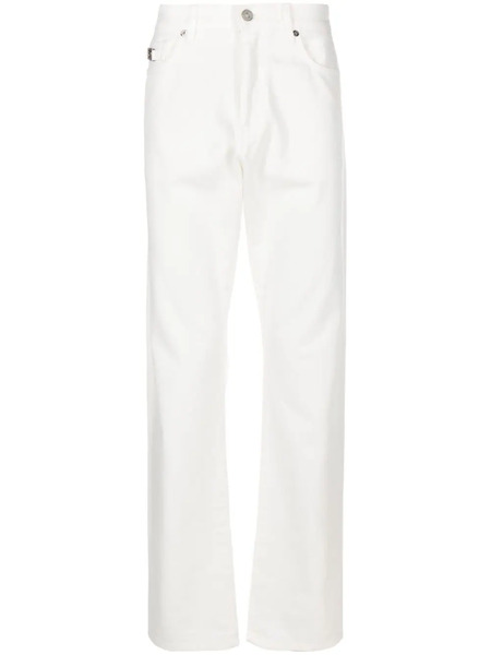  Versace Jean Droit à Motif Medusa Head - Blanc 