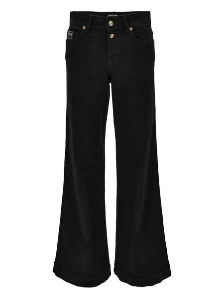  Versace Jeans Couture Jean à Plaque Logo - Noir 
