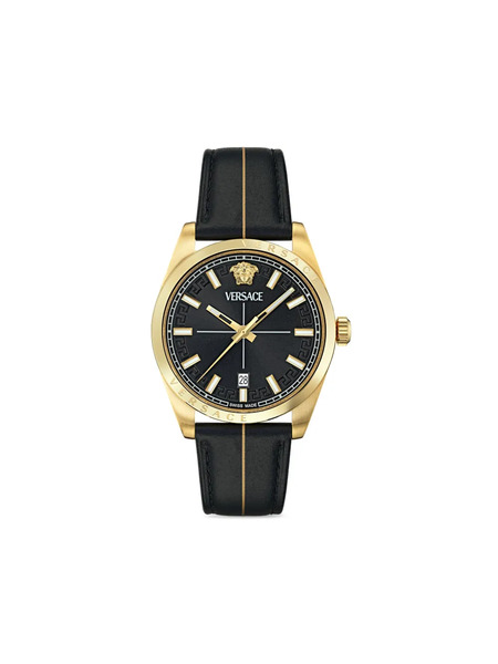  Versace Montre Millenium Gent 40 Mm - Noir 