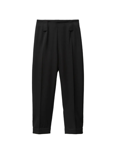  Versace Pantalon Capri En Laine - Noir 