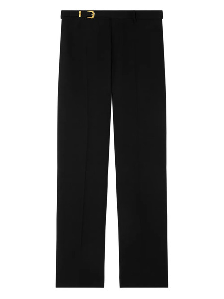  Versace Pantalon De Tailleur à Taille Ceinturée - Noir 