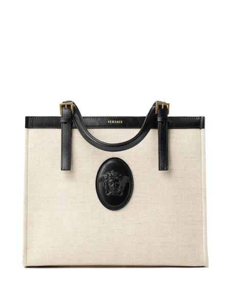  Versace Sac Fourre-tout En Toile Rivière - Tons Neutres 
