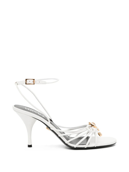  Versace Sandales Opera Bow - Blanc 