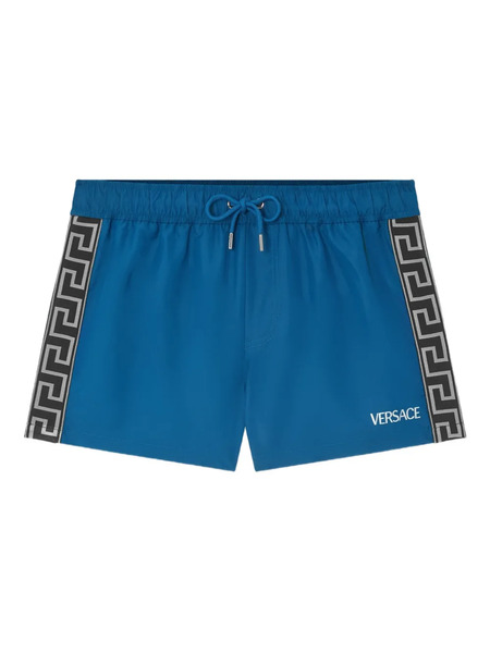  Versace Short De Bain à Lien De Resserrage - Bleu 