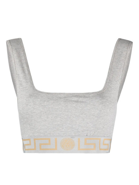  Versace Soutien-gorge à Motif Medusa En Jacquard - Gris 