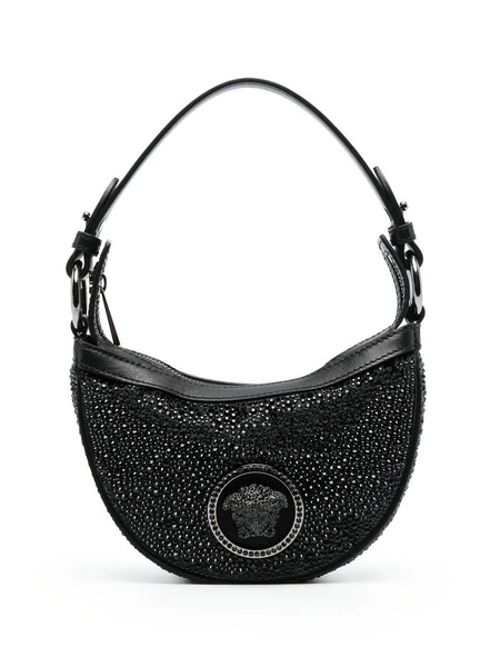  Versace X Dua Lipa Mini Sac Porté épaule Repeat - Noir 