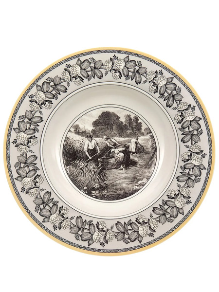  Villeroy & Boch Assiette 6 Piatti Audun Ferme (24 Cm) - Tons Neutres 