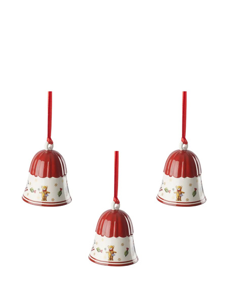  Villeroy & Boch Lot De Trois Ornements Toy's Delight - Blanc 