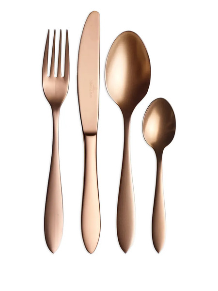  Villeroy & Boch Set De Couverts En Acier Inoxydable (quatre Pièces) - Orange 