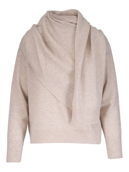  Vince Pull à Design Drapé - Tons Neutres 