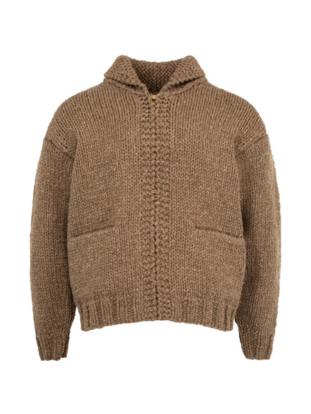  Visvim Cardigan Cowichan En Maille - Marron 
