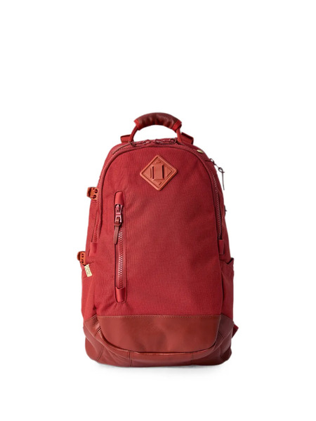  Visvim Leather-trim Backpack - Rouge 