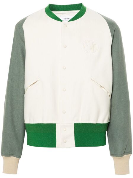  Visvim Veste Teddy à Patch Logo - Blanc 