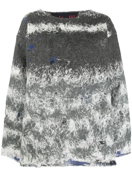  Vitelli Pull à Coutures Contrastantes - Gris 