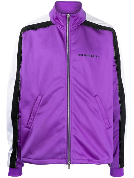  Vtmnts Veste Zippées à Bandes Contrastantes - Violet 