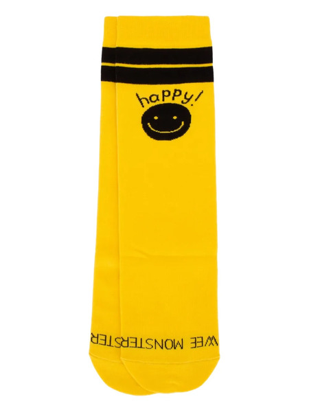  Wee Monster Chaussettes Happy - Jaune 