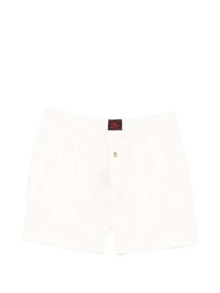  Willy Chavarria Boxer Willy à Design Tissé - Blanc 