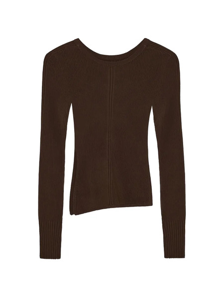  Won Hundred Pull Ada Knit - Marron 